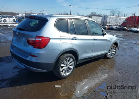 2014 BMW X3 xDrive28I из США, поврежденный, VIN 5UXWX9C54E0D29472